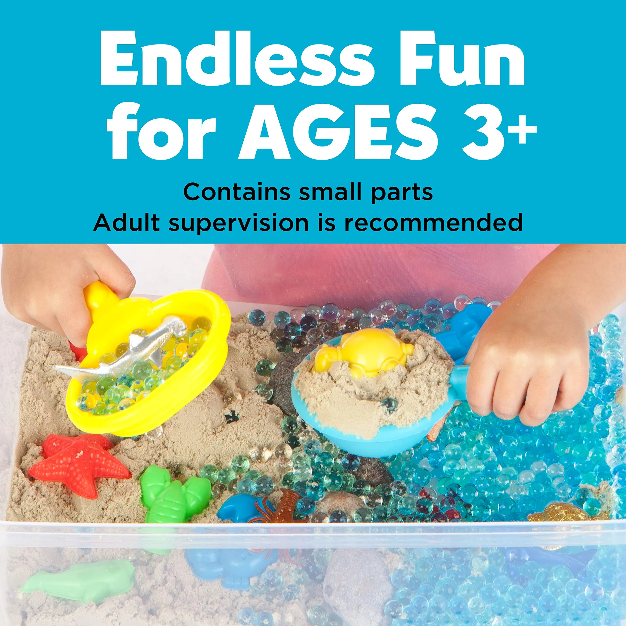 Sensory Bin Ocean and Sand - Sandbox