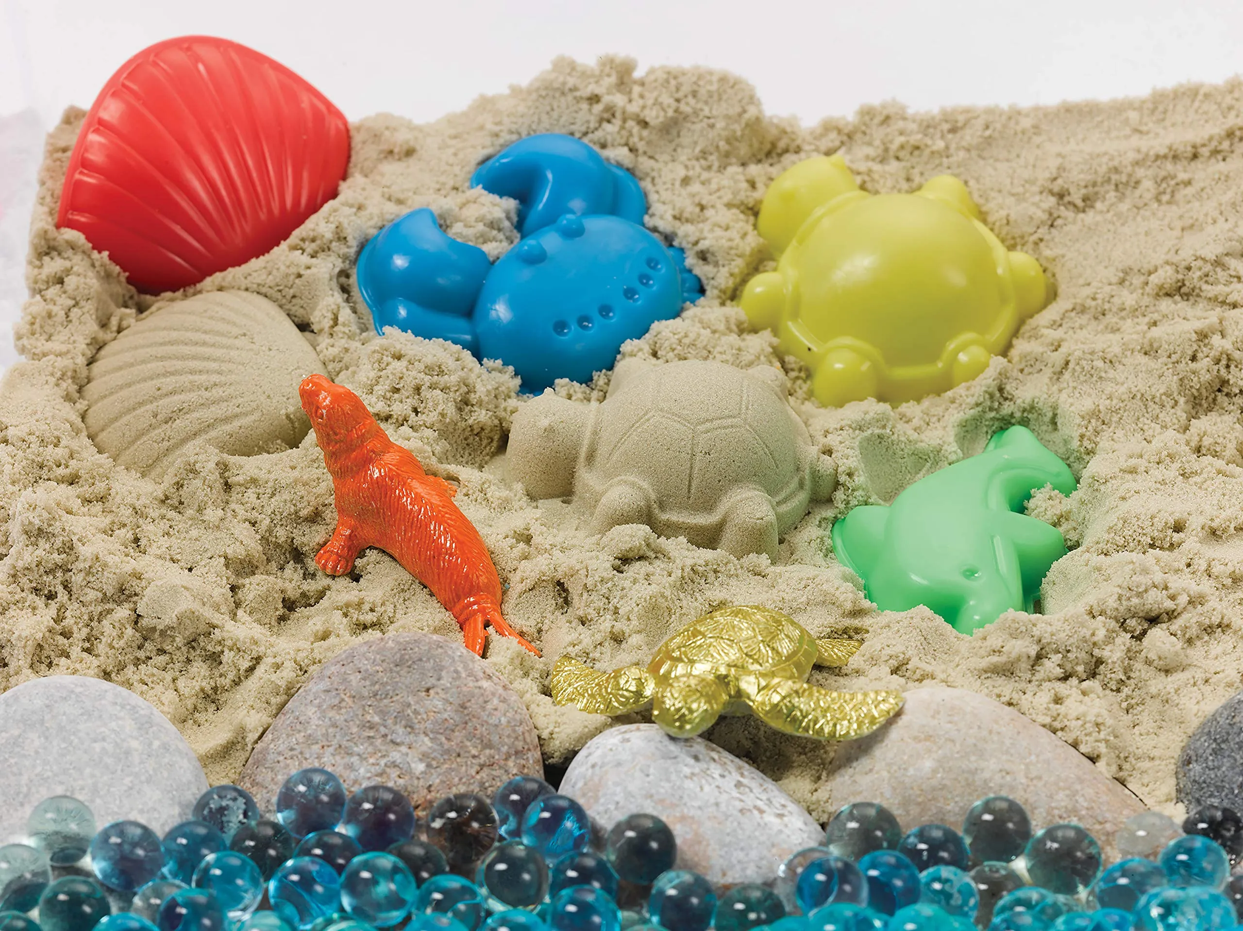 Sensory Bin Ocean and Sand - Sandbox