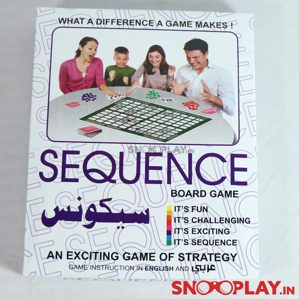 Sequence Board Game for Kids & Grownups