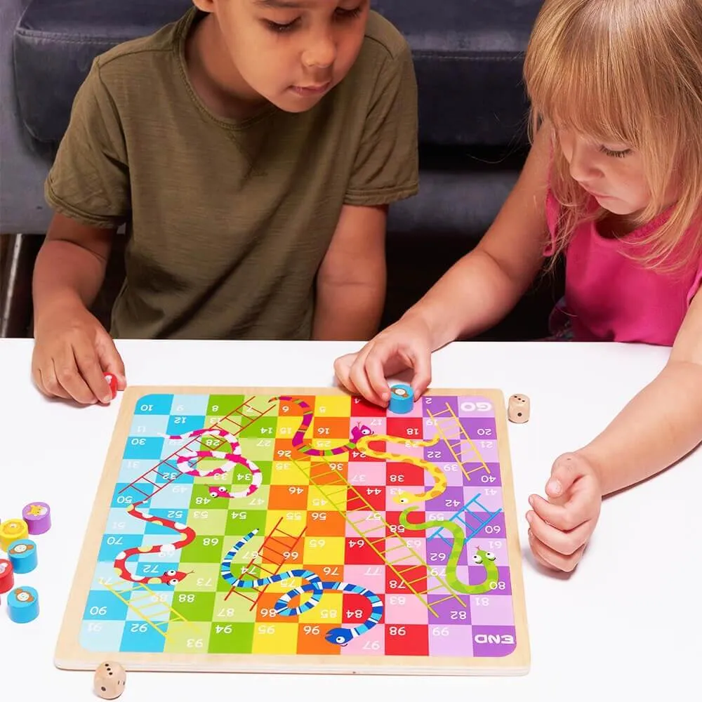 Snakes and Ladders with Ludo - Family Board Game