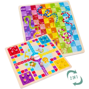 Snakes and Ladders with Ludo - Family Board Game