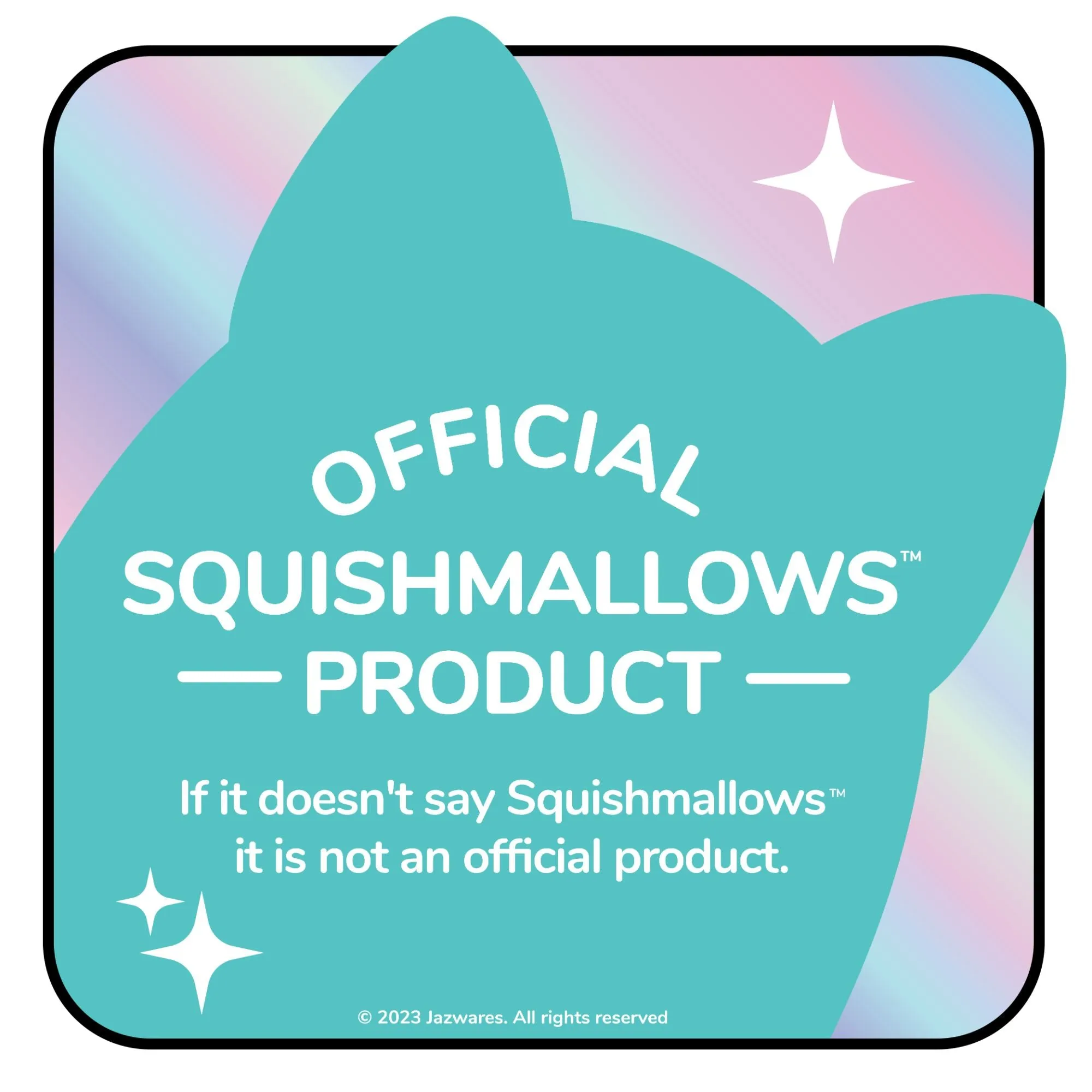 Squishmallows 3.5 Inch Plush S15 Clip On  Violet Purple Winking Octopus With Crown