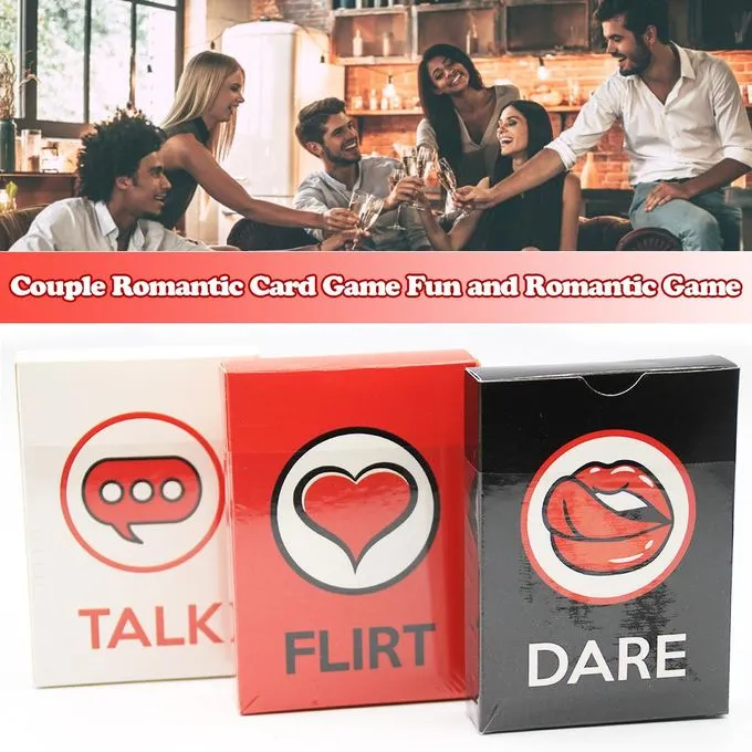 Talk Or Flirt Dare Cards 3 Games In 1