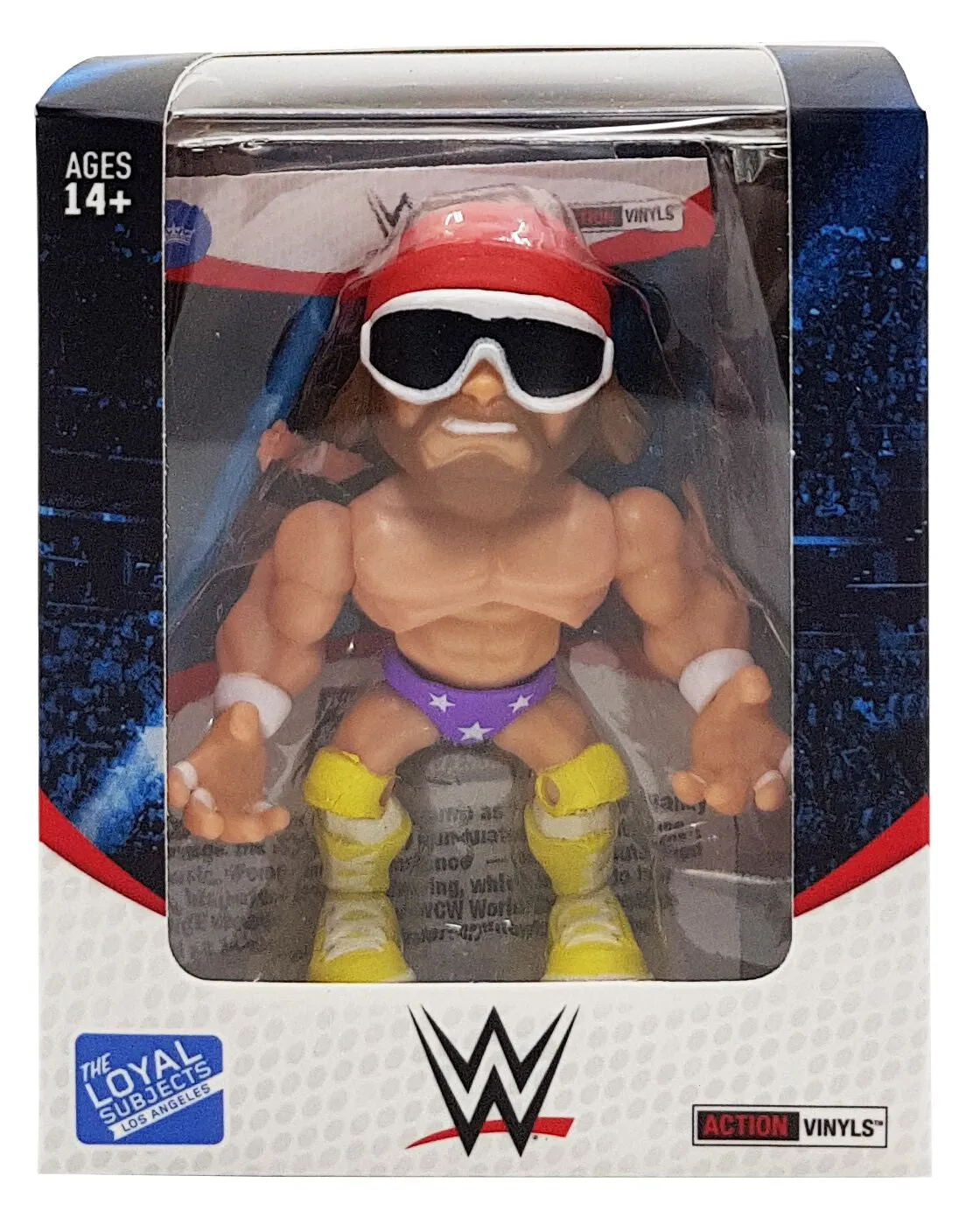 THE LOYAL SUBJECTS WWE 3 INCH(7CM) ARTICULATED VINYL ACTION FIGURE "MACHO MAN" RANDY SAVAGE ORIGINAL