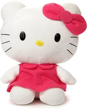 Tickles Cute Kitty Soft Stuffed Plush Animal Toy for Kids Birthday Gift (Color: Red; Size: 22 cm)